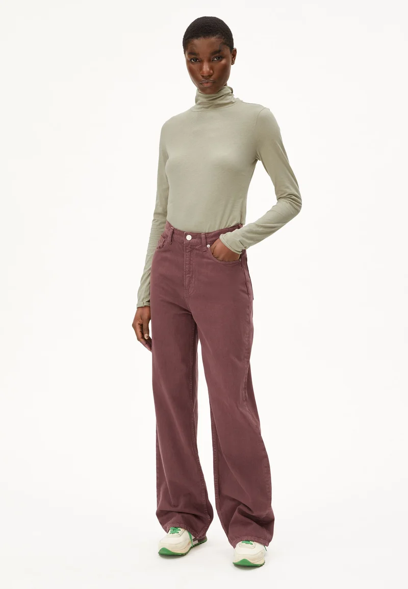 GRAZILIANAA SOFT LANGARMSHIRT | light sage