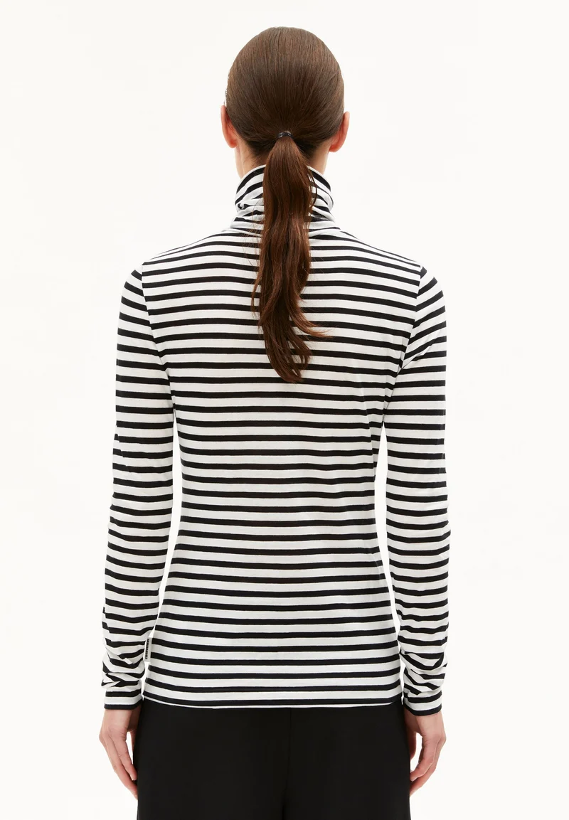 GRAZILIANAA GESTREIFTES LANGARMSHIRT | white-black