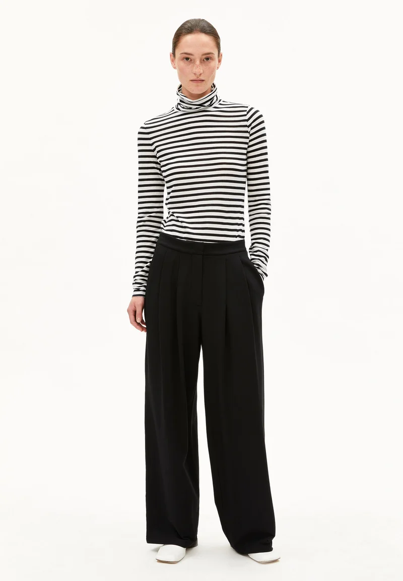 GRAZILIANAA GESTREIFTES LANGARMSHIRT | white-black