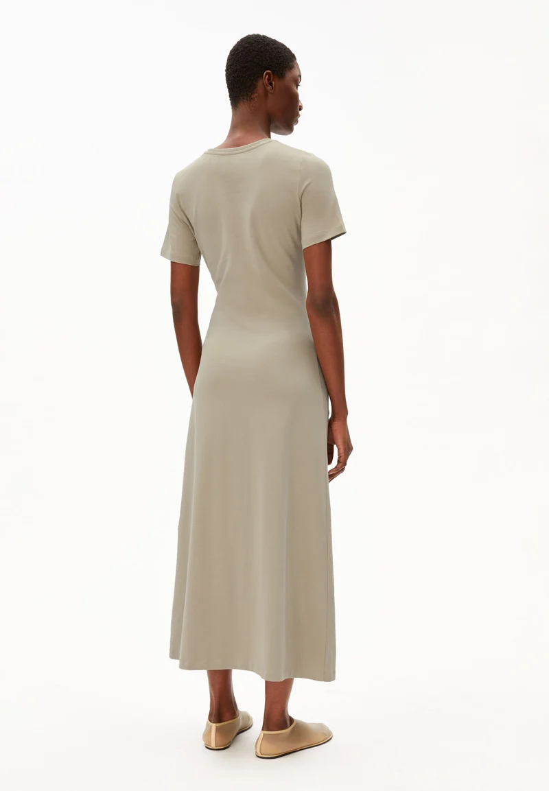 JELTAA JERSEY-KLEID | light sage