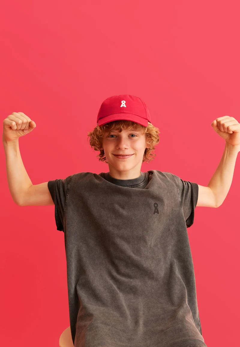 YENAAS KIDS KAPPE | scarlet red