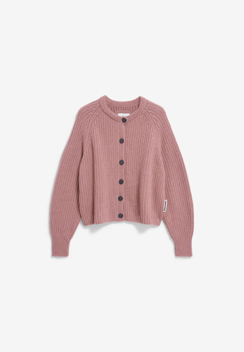 RIPP-STRICKJACKE | light berry