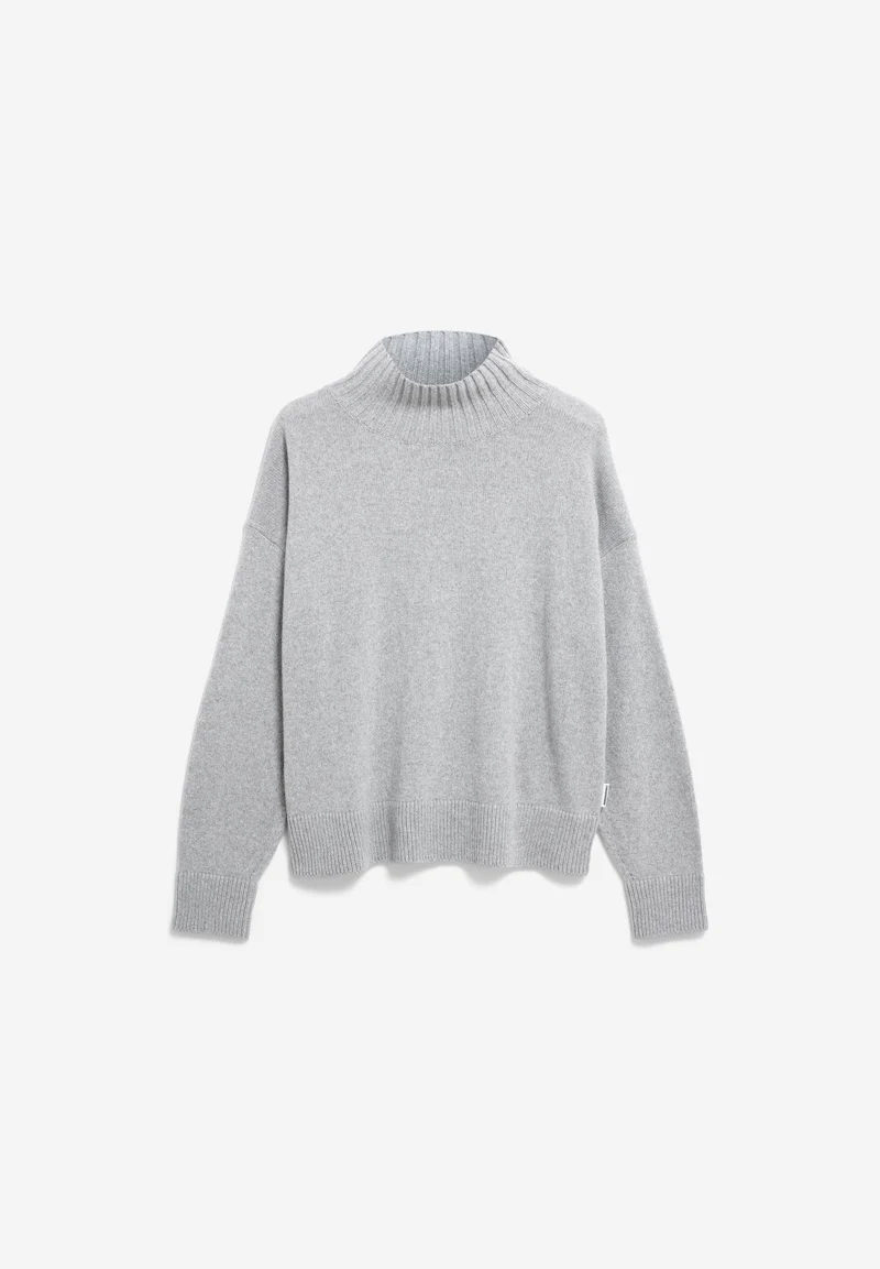 KAARLIN STRICKPULLOVER | silver melange