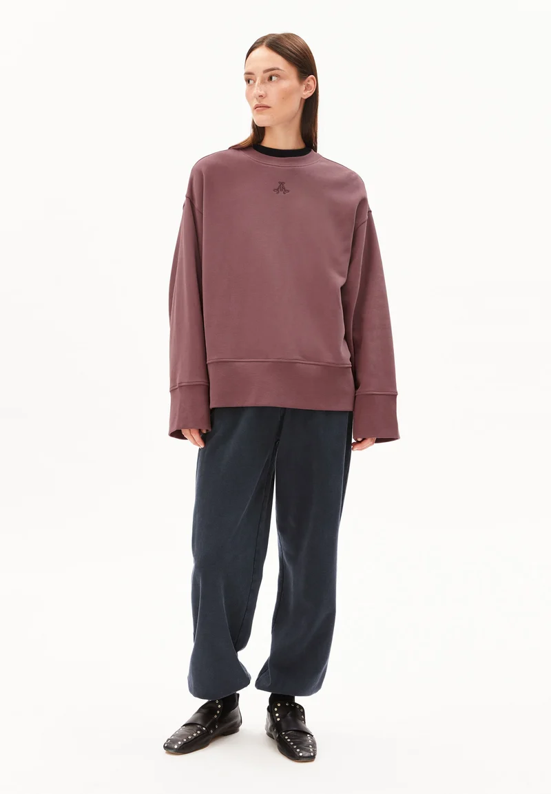 ANWAA SWEATSHIRT | dark berry