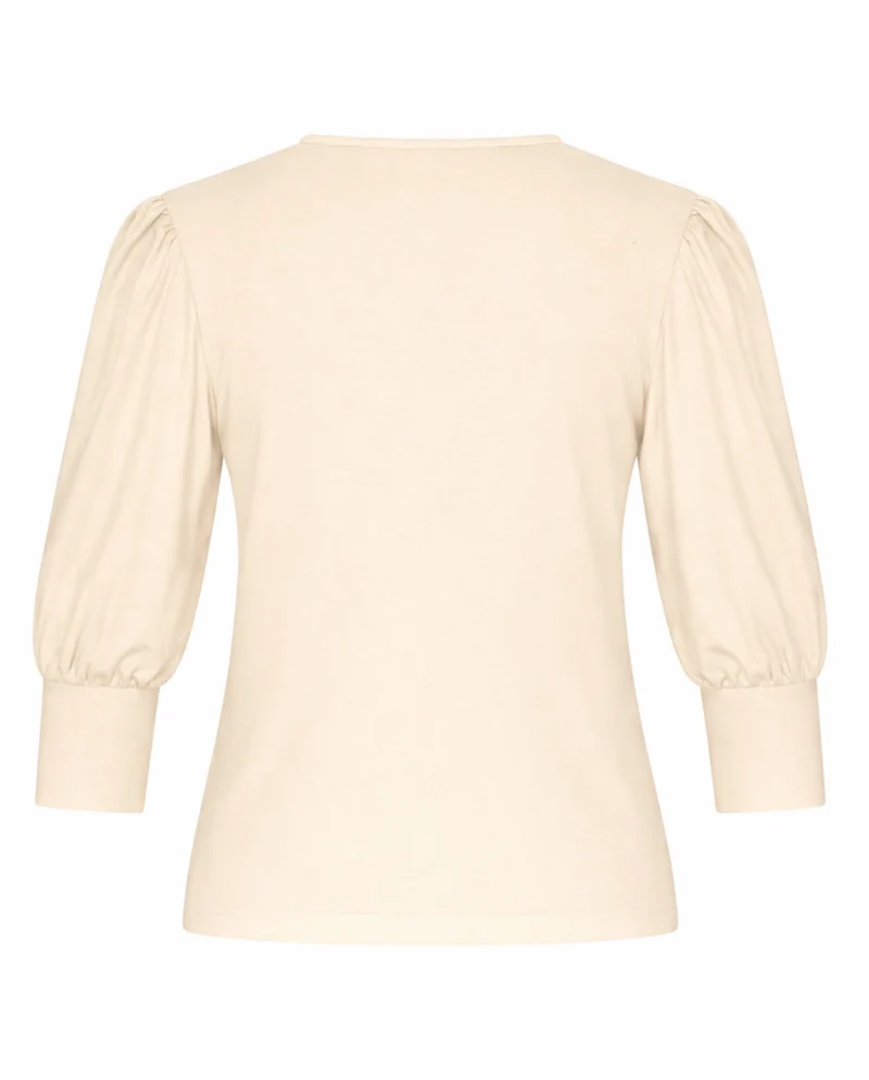 V-Neck Top Michelle, Ivory