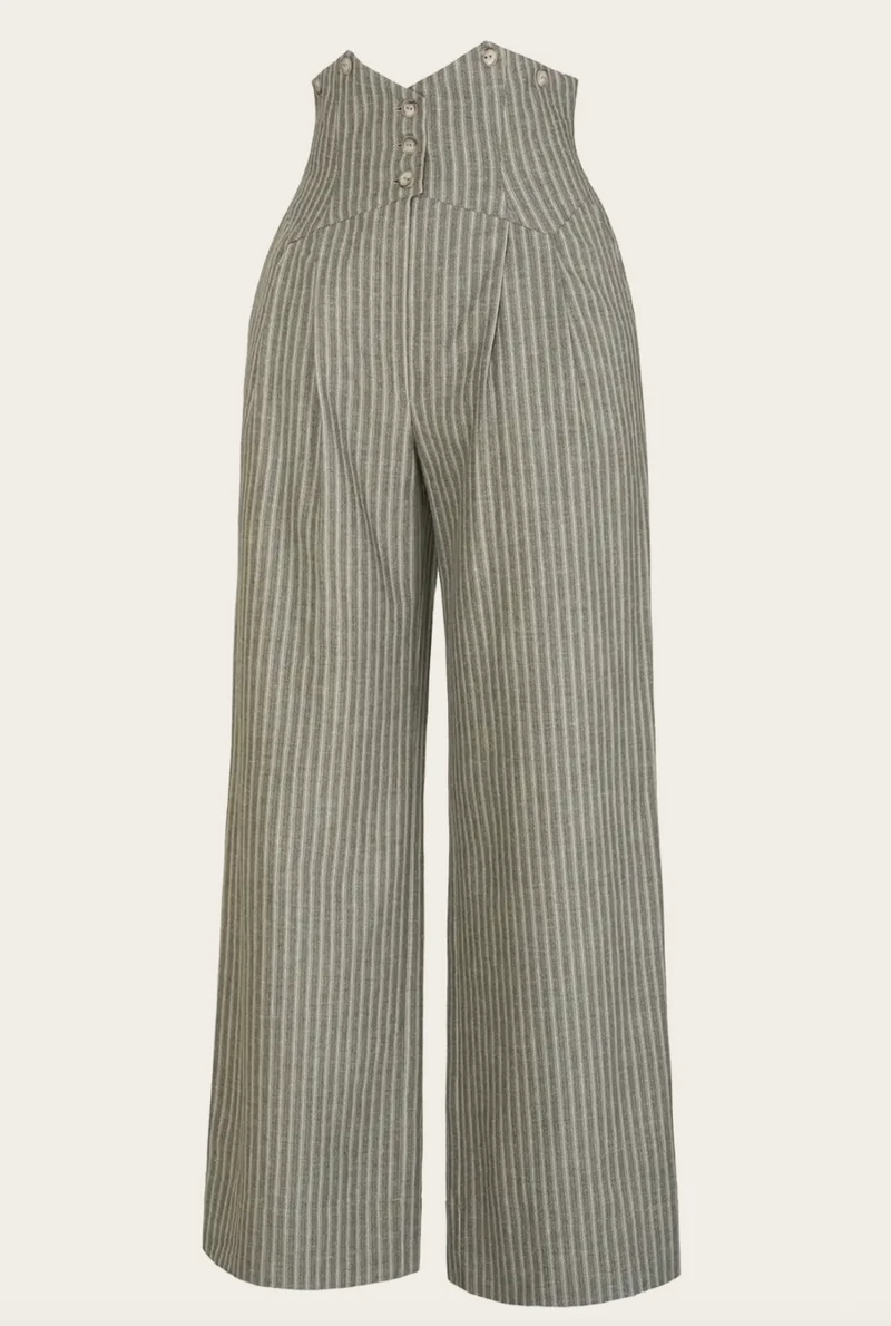 The Miss Fancy Pants Slacks, Gün gesterift Herringbone