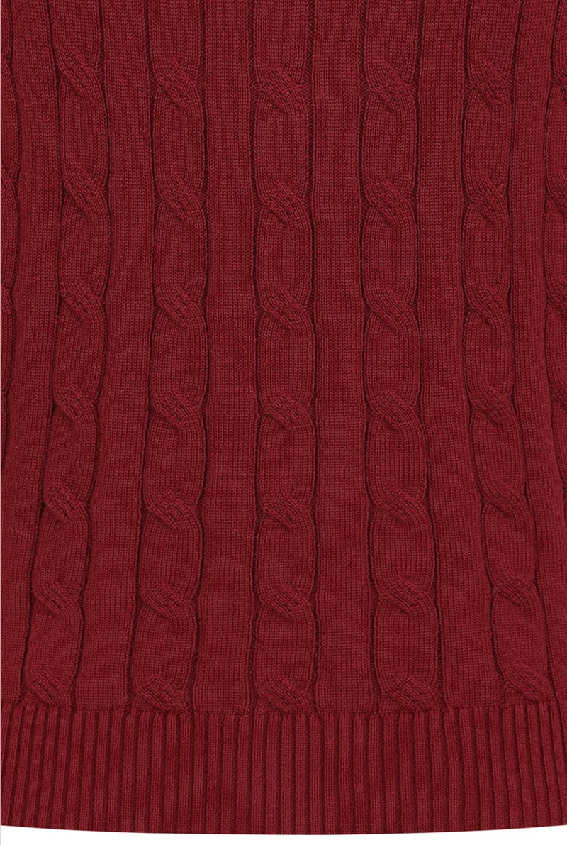 Vintage Strick-Pullunder Gina Waistcoat, Bordeaux