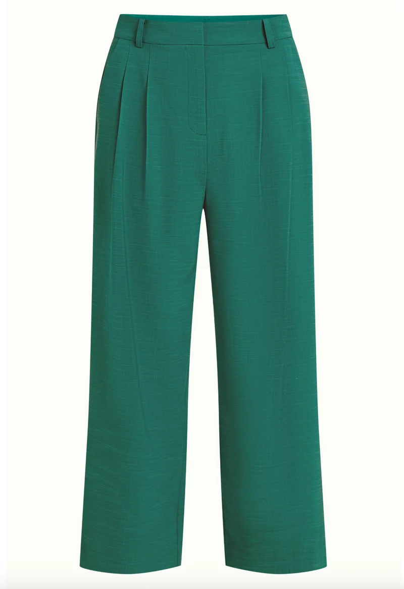 Hose Fintan Cropped Timba, Grün