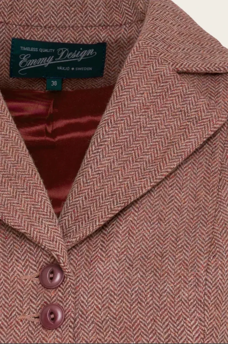 The Watchmaker’s Waistcoat – Rust & Tan Wool Tweed