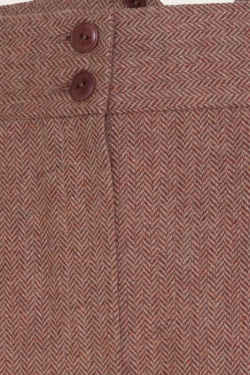 The Great Grandpa Pants – Rust & Tan Wool Tweed