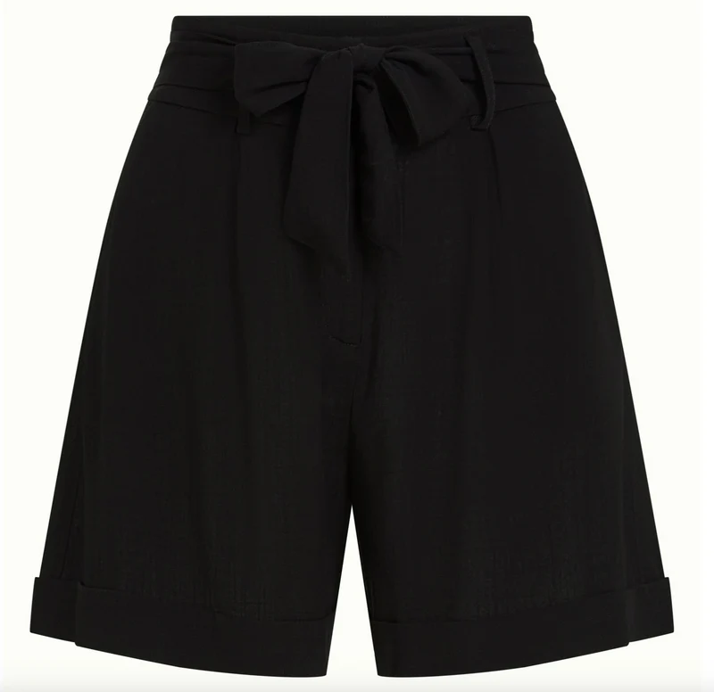 Bermuda-Shorts Ava Atomic, Schwarz