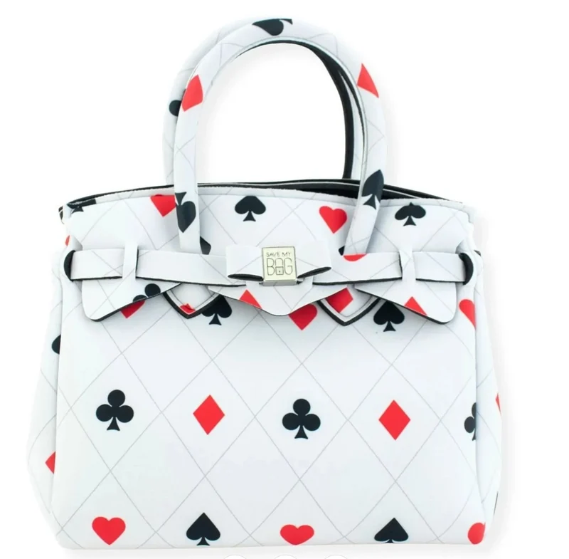 Handtasche Queen of Hearts, Weiss