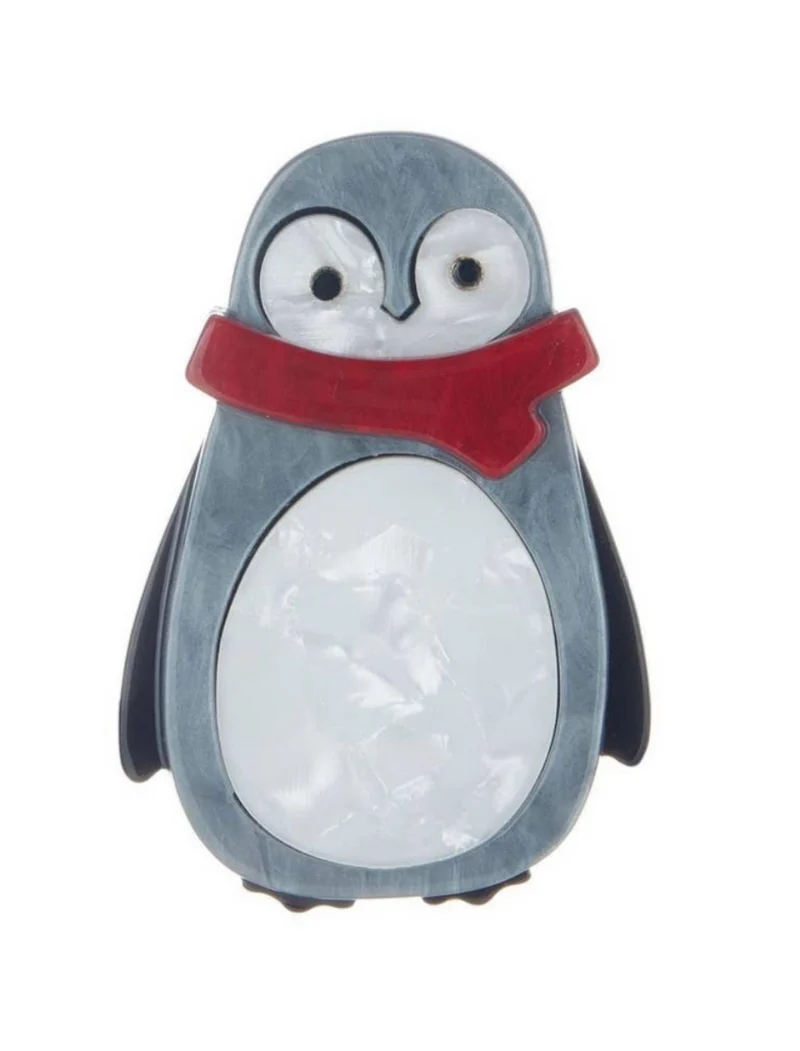Brosche Pattie Pinguin, Acryl