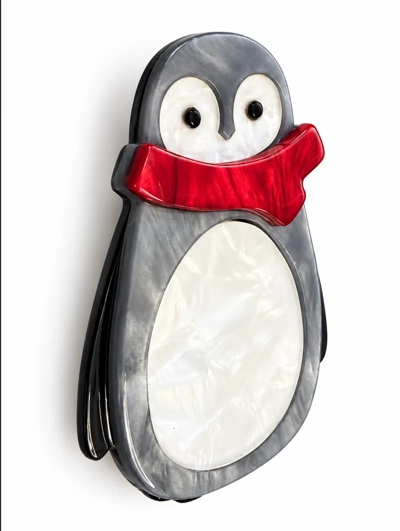 Brosche Pattie Pinguin, Acryl