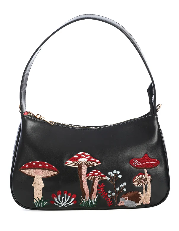 Tasche Woodland Hippie Vibes, schwarz