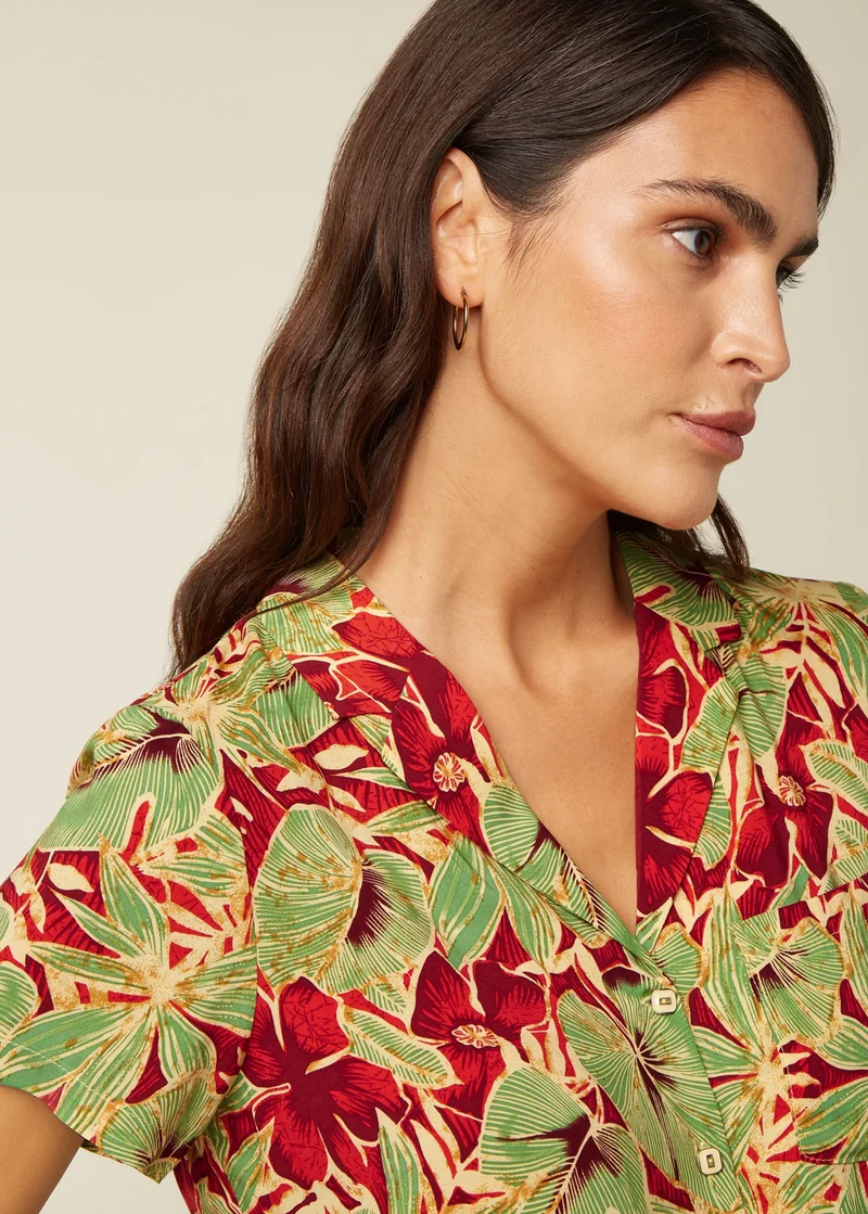 Bluse Bella Rico mit Blumenmuster