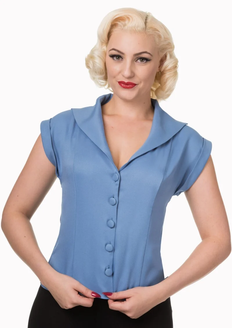 Bluse Dream Master, Hellblau