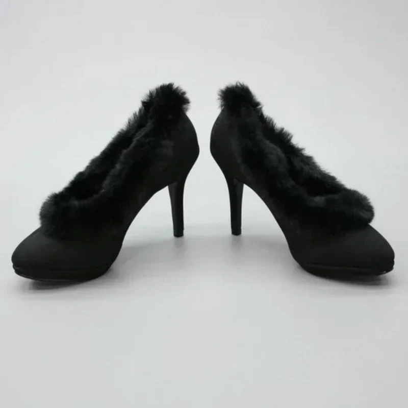 High Heel Angelina mit Fake Fell