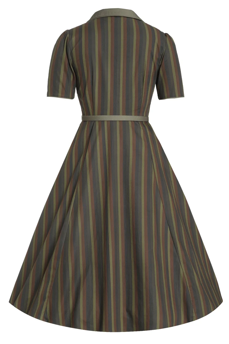 Swingkleid Penelope, Olivgrün