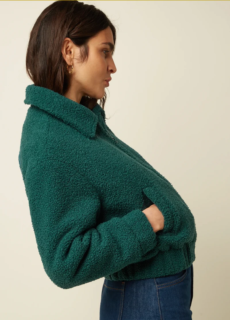 Fay Jacket Dexter Teddy, Grün