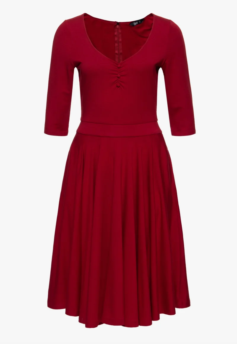 Swingkleid Femme Fatale,Bordeaux
