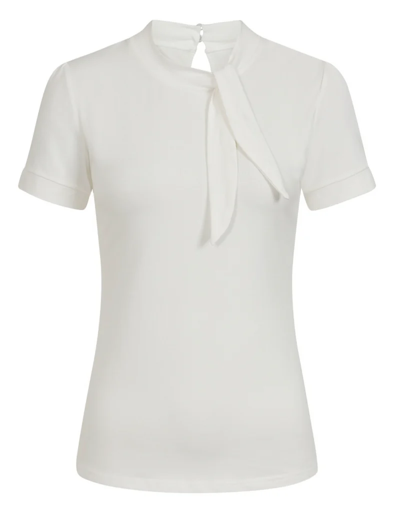 Schluppen Shirt, Sandy Loves Danny, Offwhite