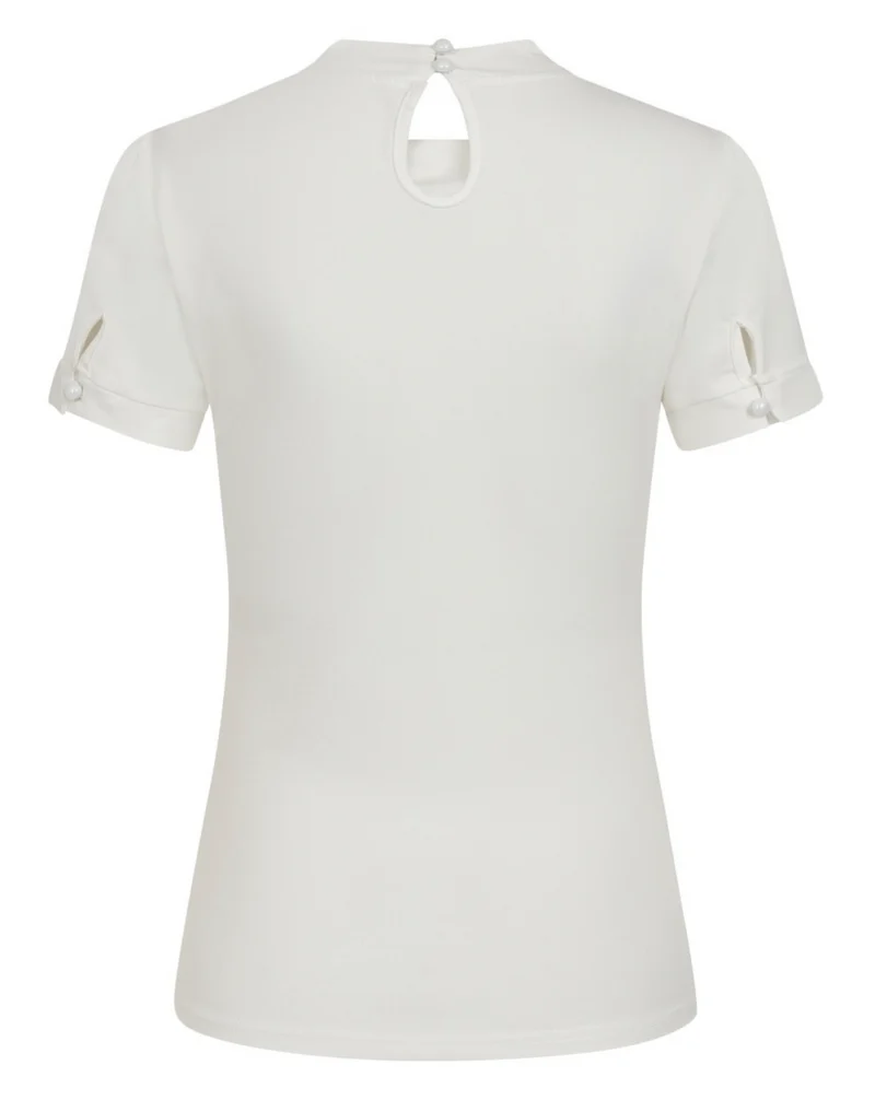 Schluppen Shirt, Sandy Loves Danny, Offwhite