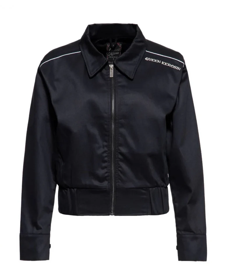Jacke Rock'n'Roll Rebel Queen, Schwarz, Plus Size