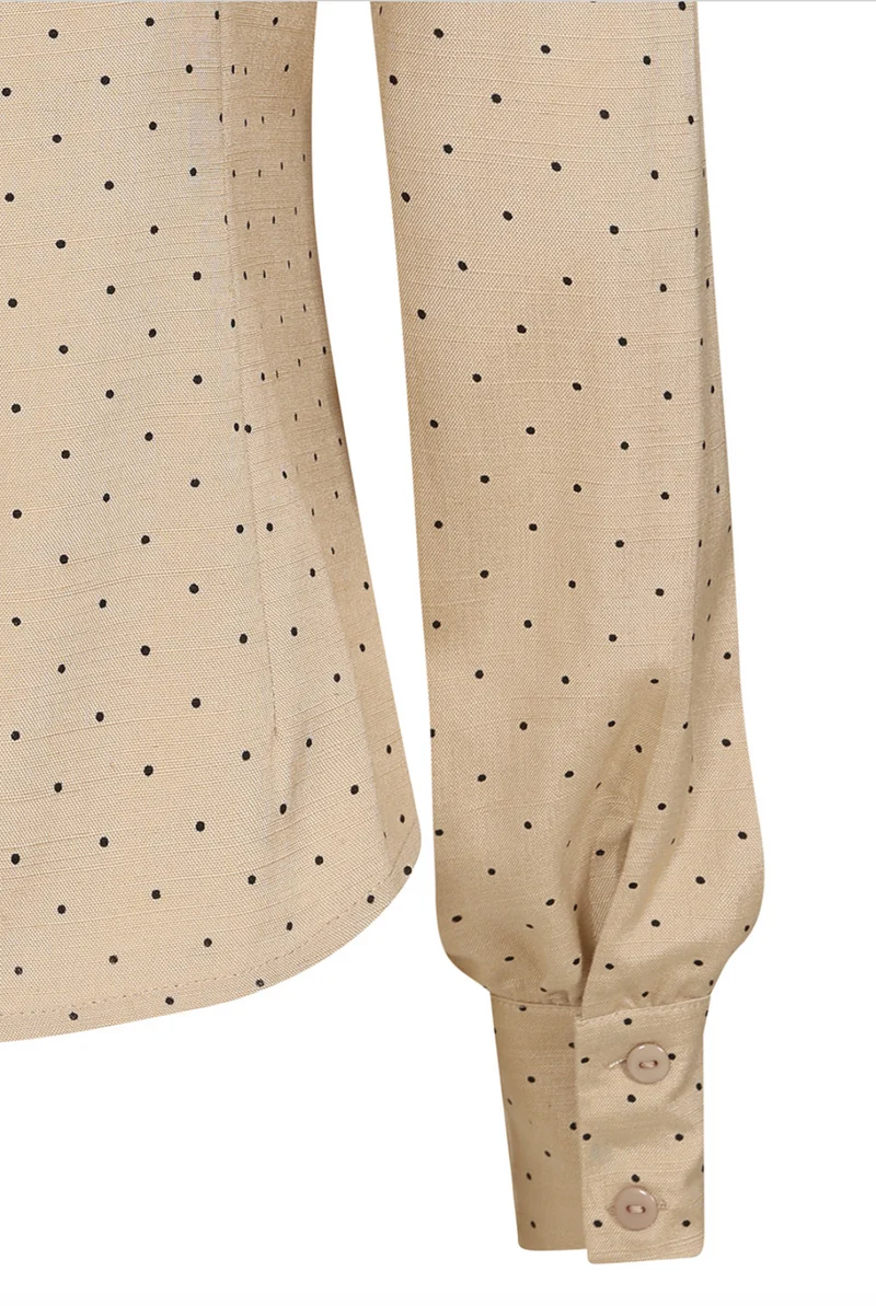 Schluppenbluse Daphine , Braun Plus Size