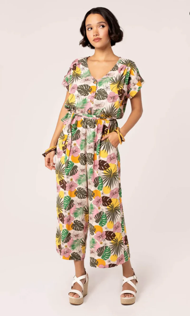 Jumpsuit Benita, Bunt Plus Size