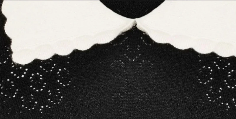 Stricktop Joanie,Schwarz, Plus Size