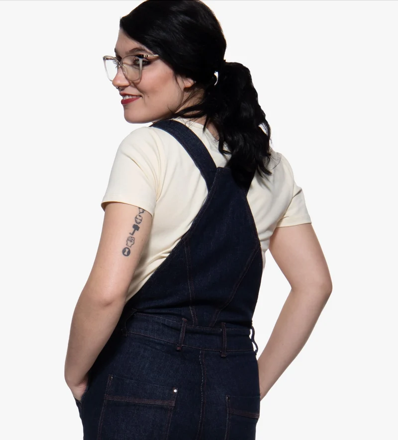 Denim Overall, Josie, Kurz