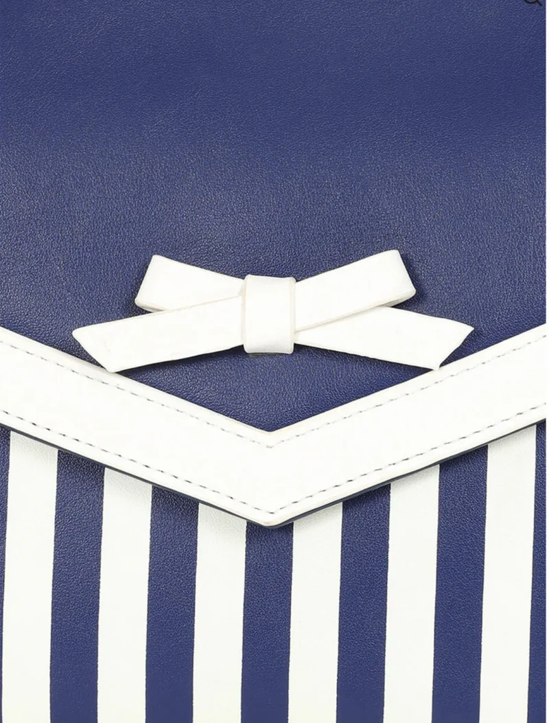 Tasche Ravello, Blau-Weiss-Gestreift