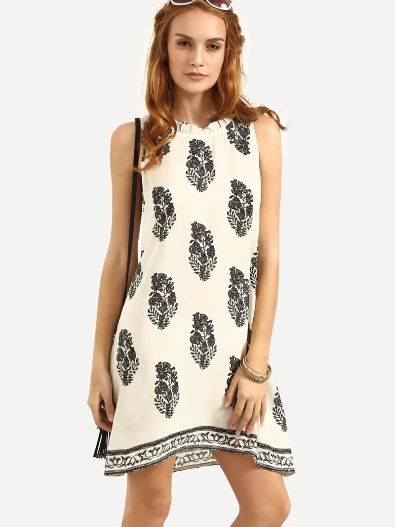 Ivory Boho Festival Dress