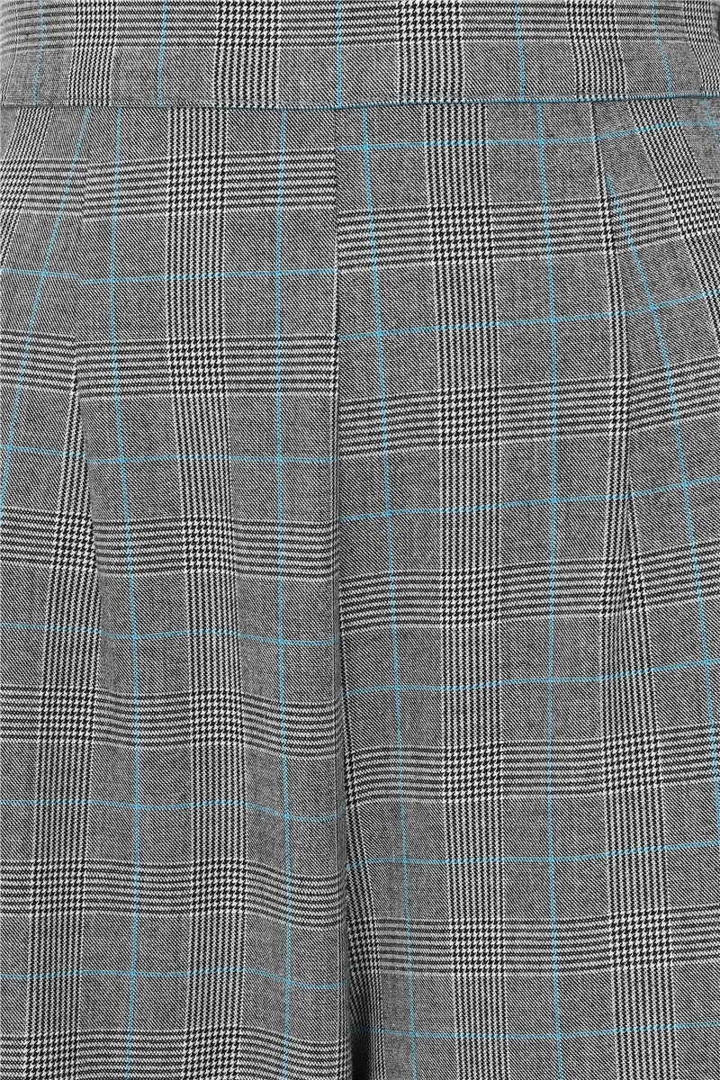 Hose Gerilyn Prince of Wales, Grau, Plus Size