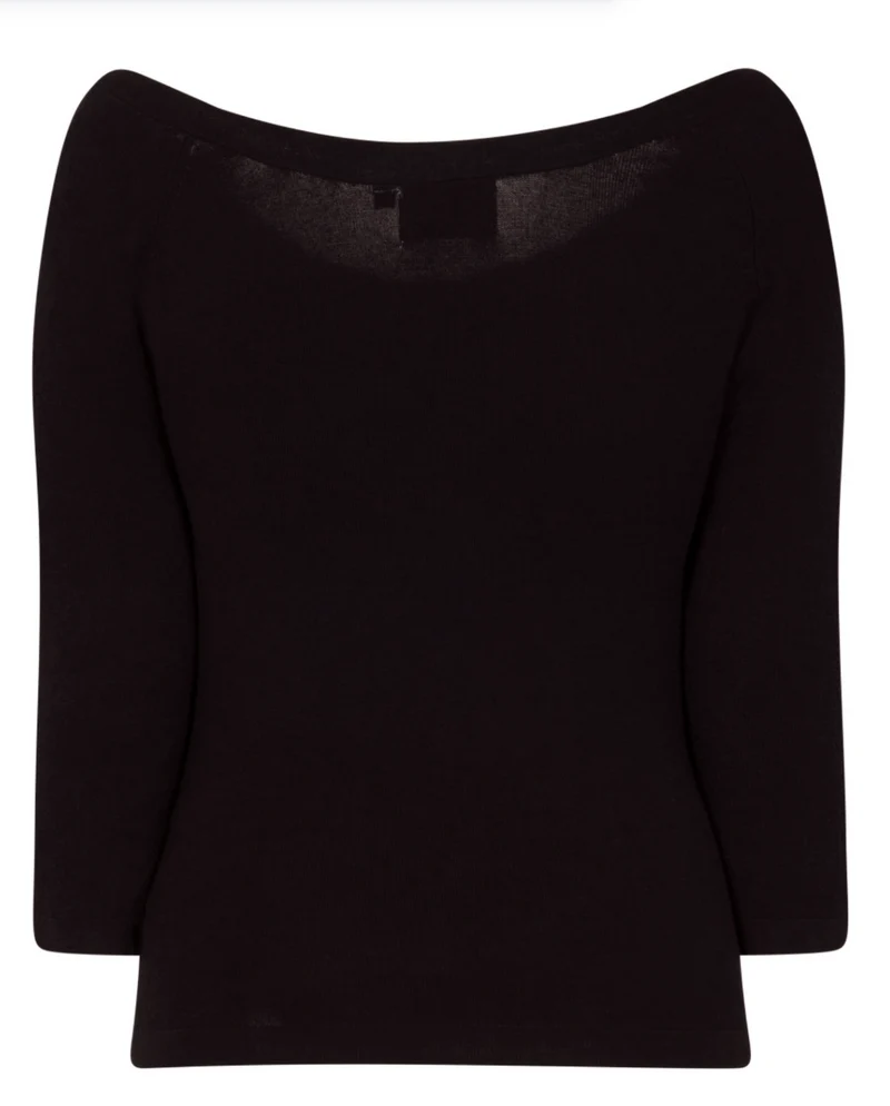 Feinstrick-Pulli Pretty Illusion, Schwarz