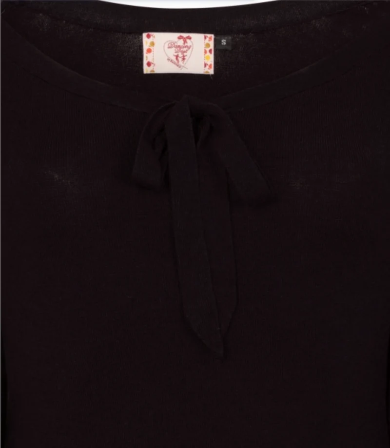 Feinstrick-Pulli Pretty Illusion, Schwarz