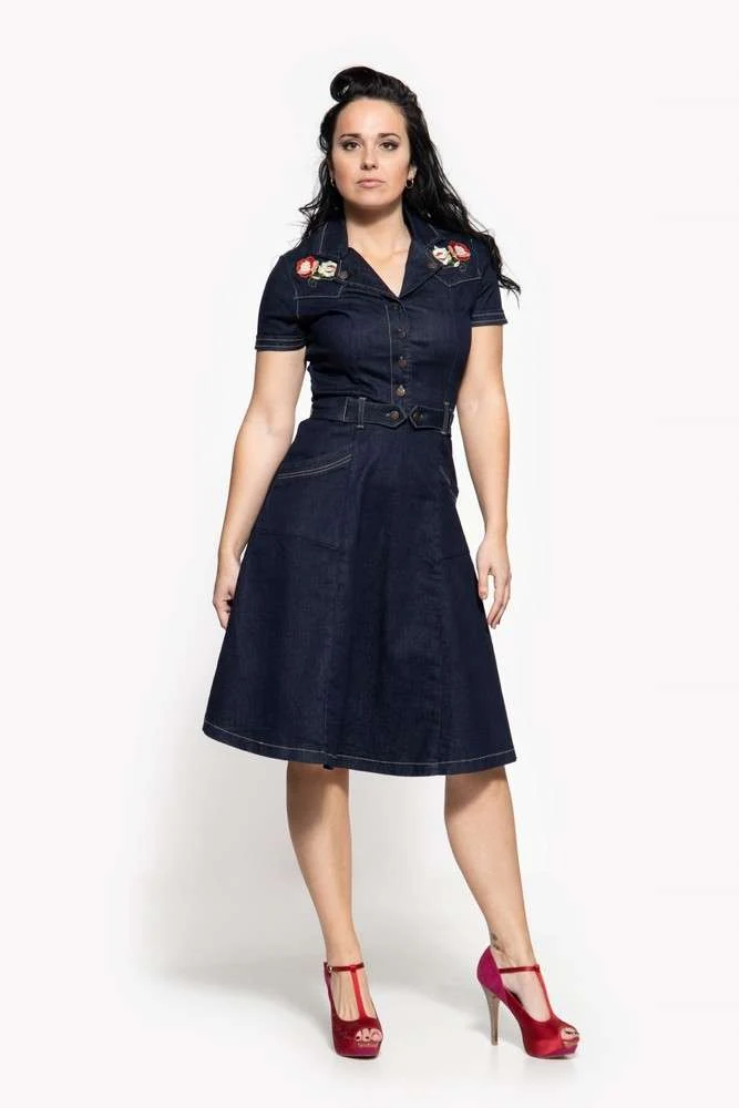 Jeans Swingdress Rosen, Denim