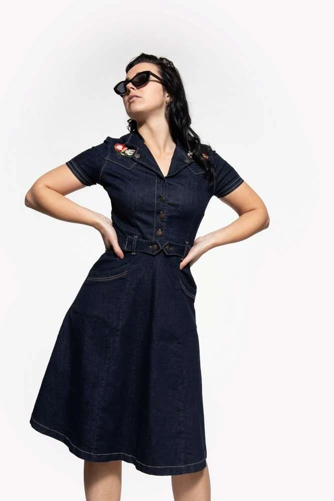Jeans Swingdress Rosen, Denim