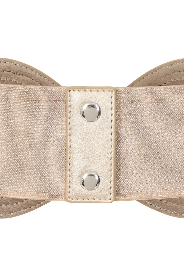 Gürtel , Heartbeat Elastic Belt, Gold