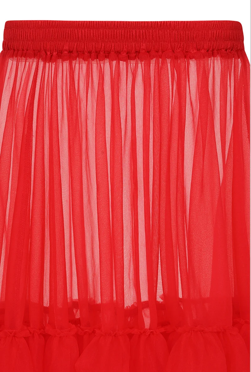 Petticoat Mia 50's, für ein zartes Volumen, Rot