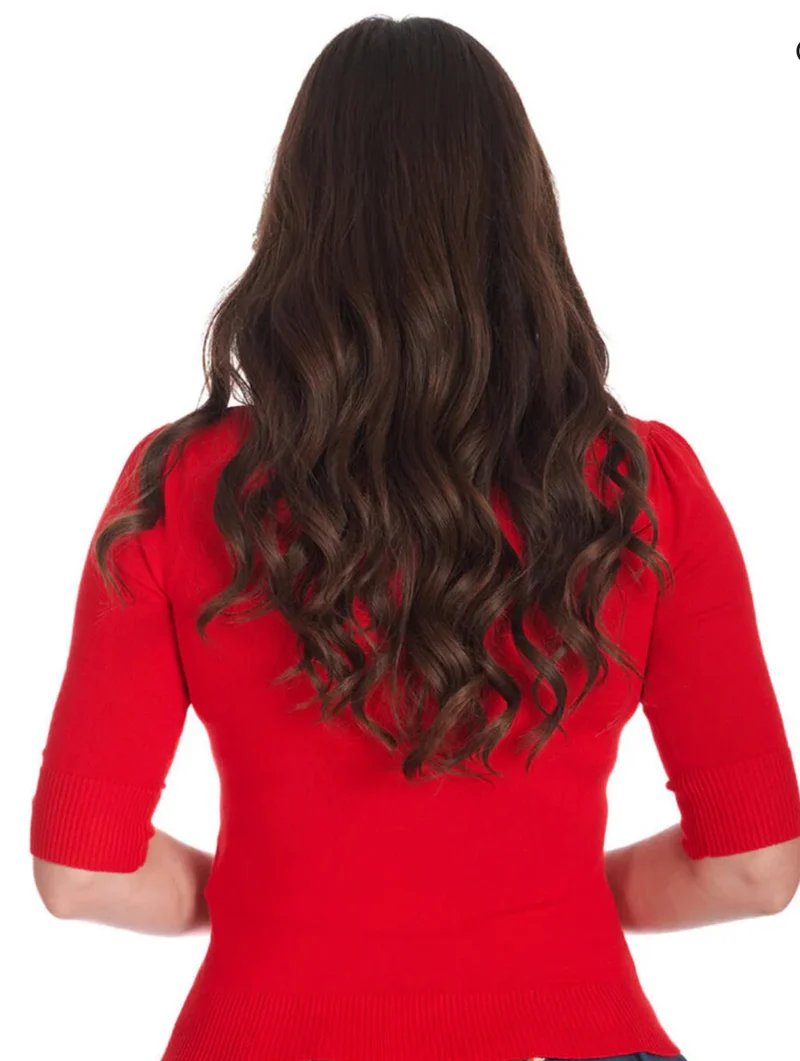 Feinstrick-Pulli Grace, Rot