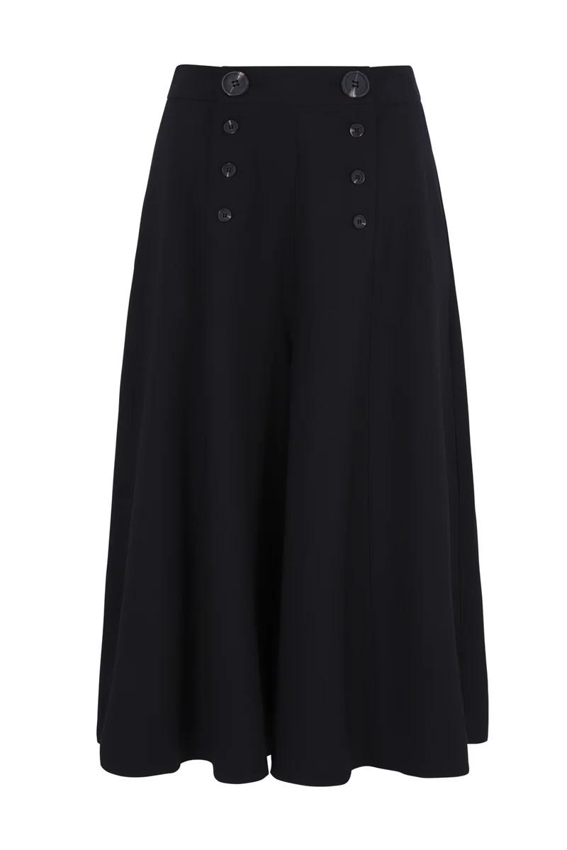 Culotte Murphy, Schwarz, Plus Size