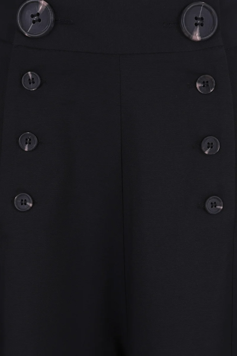Culotte Murphy, Schwarz, Plus Size