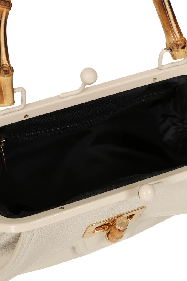 Tasche Aurora ( Kunstleder) , Creme