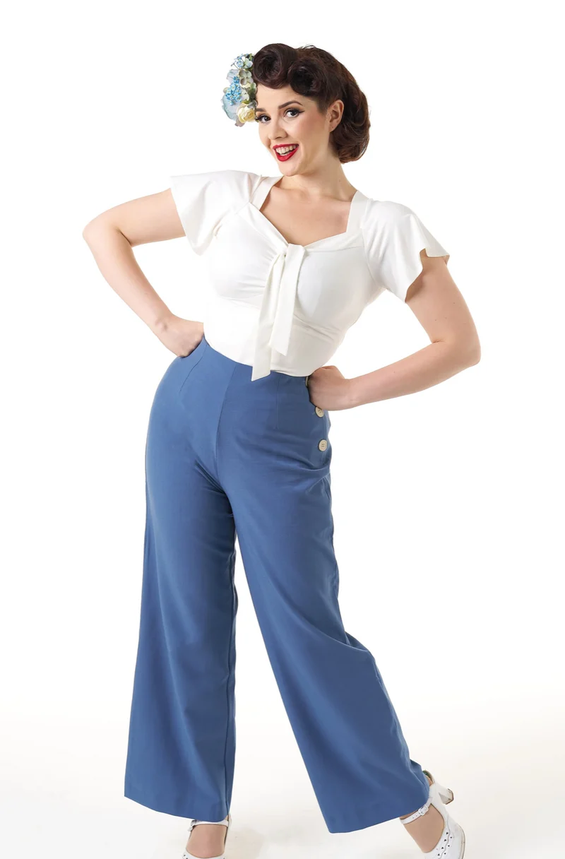 Swinghose Pretty 40's Classic, Airforce Blue
