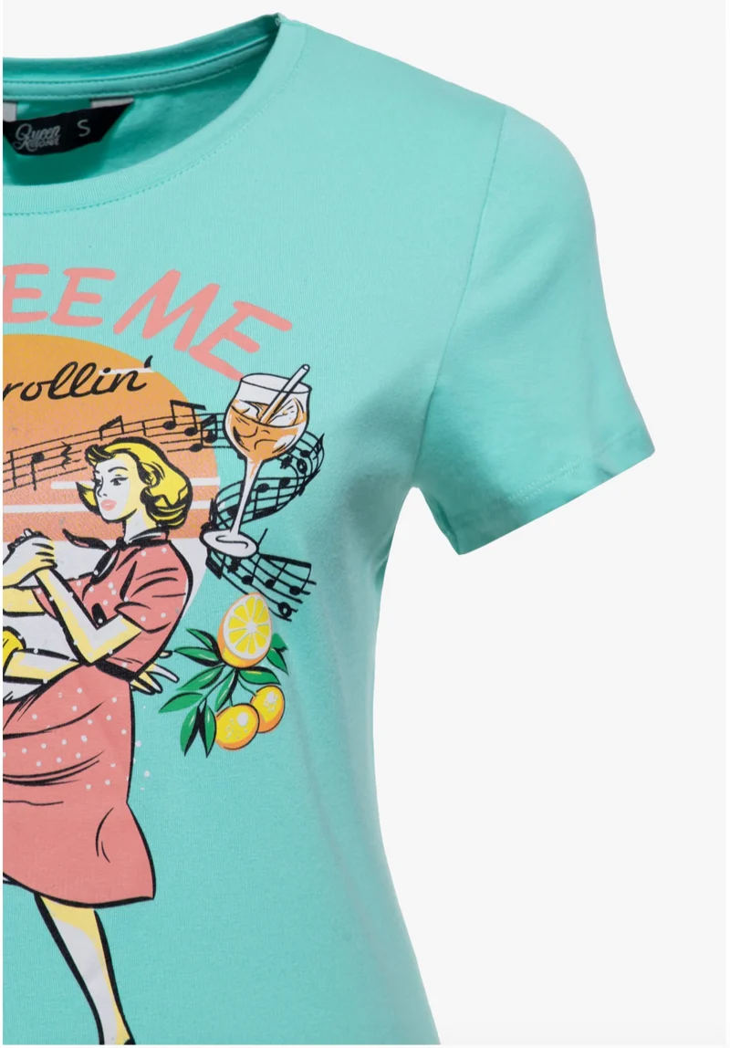 T-Shirt They see me Apperollin, Mint