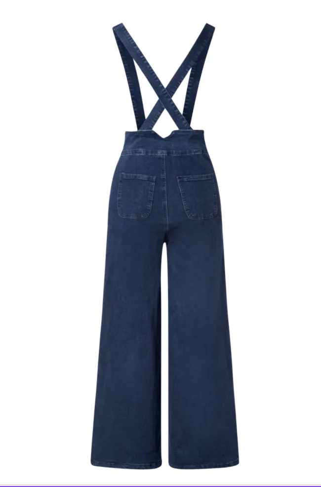 Jeanshose Denim Day mit abnehmbaren Trägern, Denim
