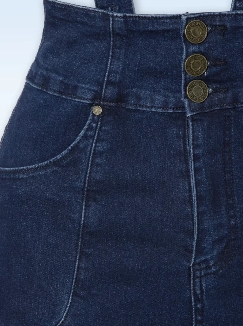 Jeanshose Denim Day mit abnehmbaren Trägern, Denim