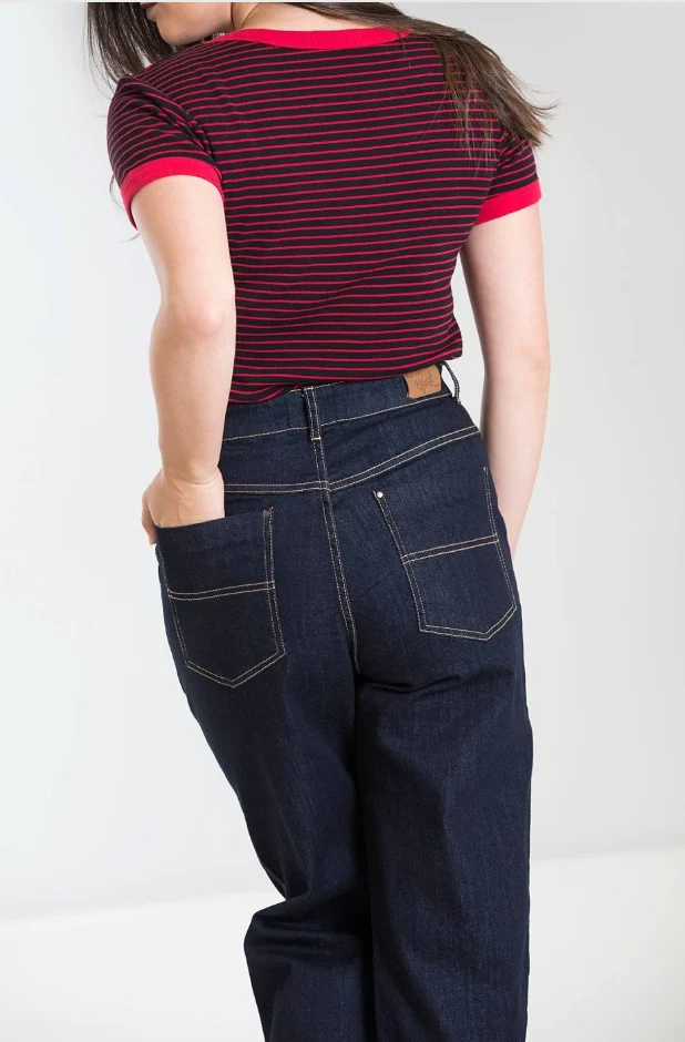 Highwaist Jeanshose Weston, Denim